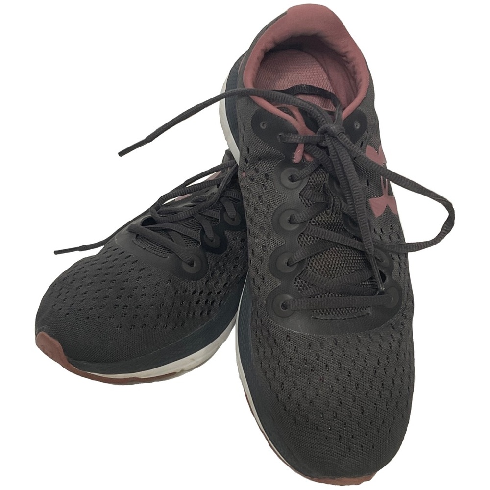 Under Armour Charged Impulse Women’s Grey Infrared Lace-Up Trainers Size 9.5.